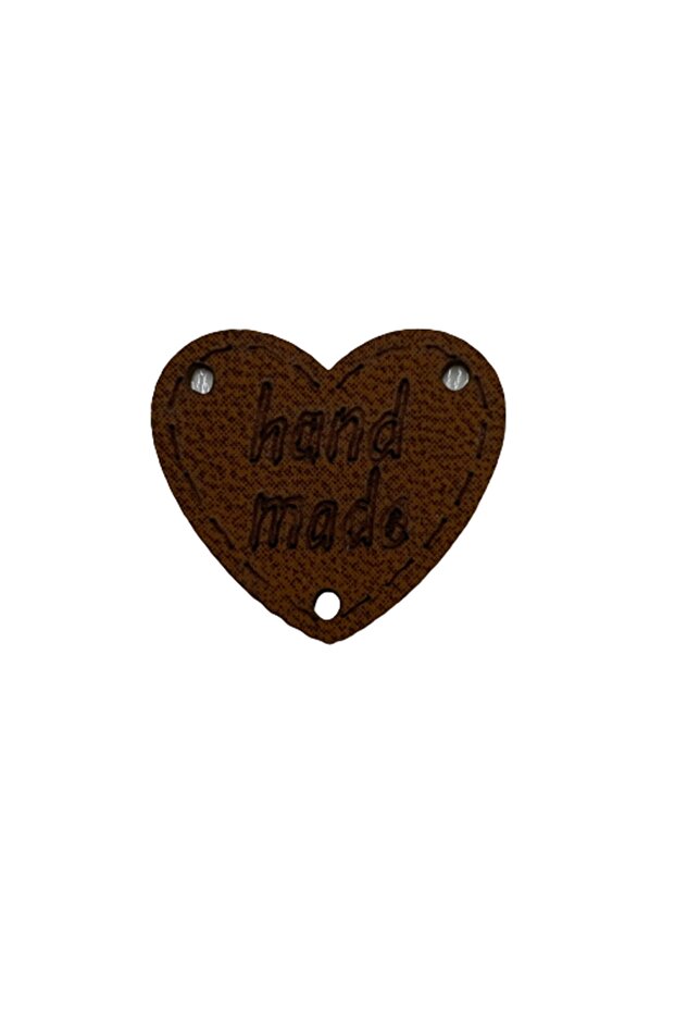 Handmade Leather Label Amigurumi handx3