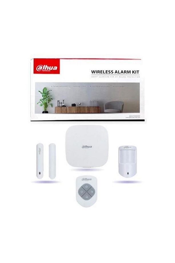 Art-Arc3000H-03-W2 Kablosuz Wifi Alarm Seti Pır Dedektör + Manyetik Kontak + Kumanda - 1