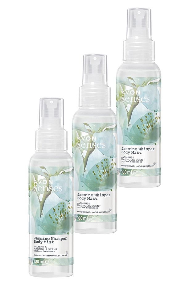 Jasmine Whisper Yasemin ve Manolya Kokulu Vücut Spreyi 100 ml Üçlü Set - 1