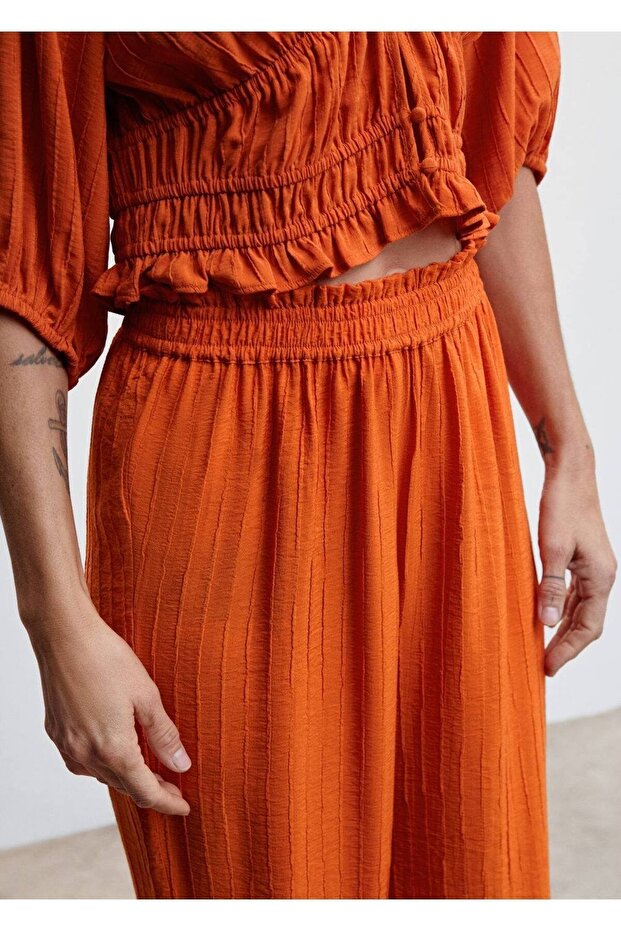 Dokuma Culotte Pantolon - 6