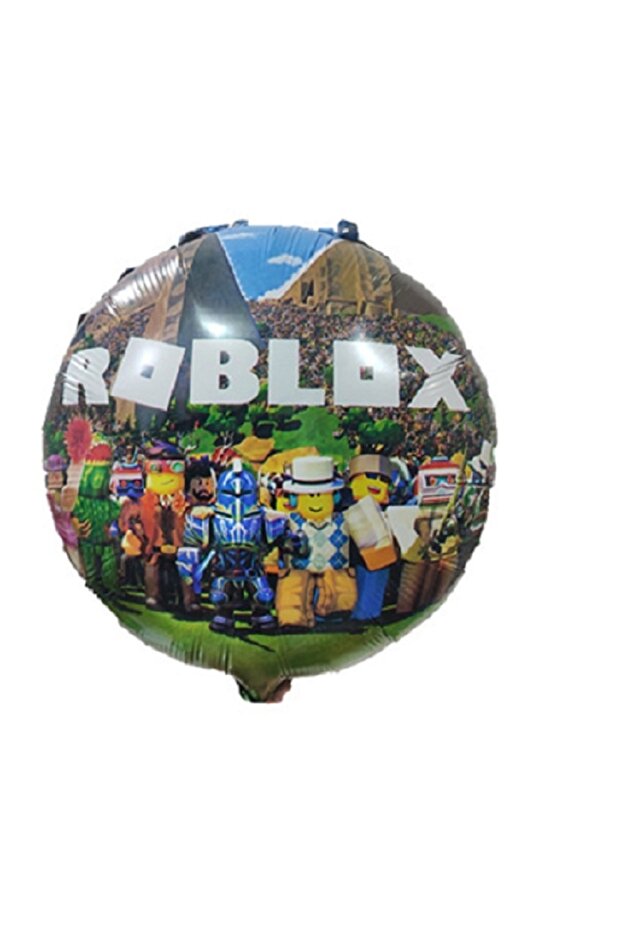 Roblox Birthday Game Character Round Balloon Roblox Foil Balloon 1 Piece
