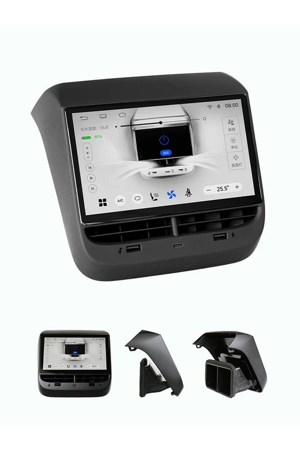 Model Y için 7" Arka Eğlence ve Klima Kontrolü Dokunmatik Ekran - 3