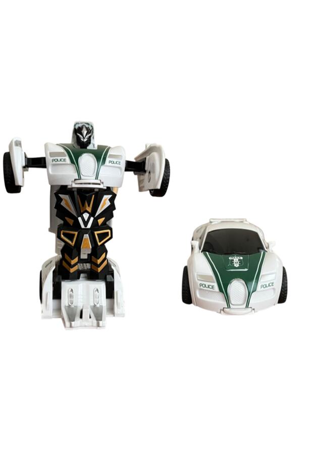 Polis Arabası Dönüşebilen Robot Olan Araba - 1