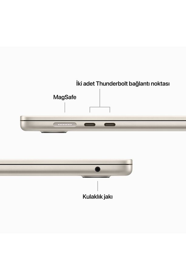 15-inch MacBook Air: Apple M2 chip with 8-core CPU and 10-core GPU, 256GB - Starlight - 9
