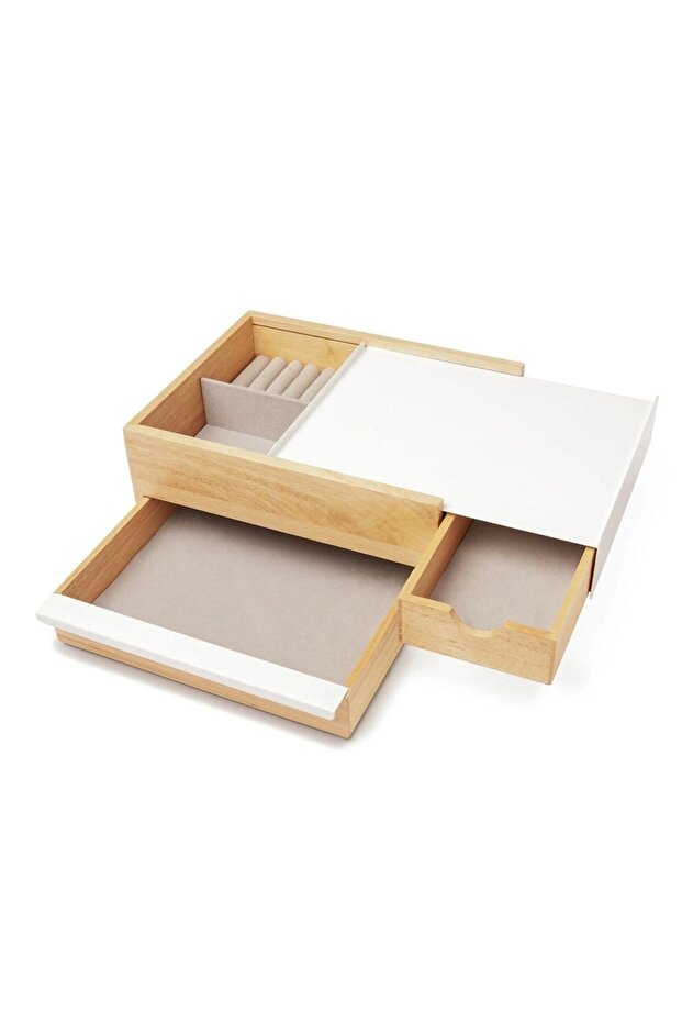 Stowit Aksesuar Saklama Kutusu Beyaz-Doğal Renk - 6