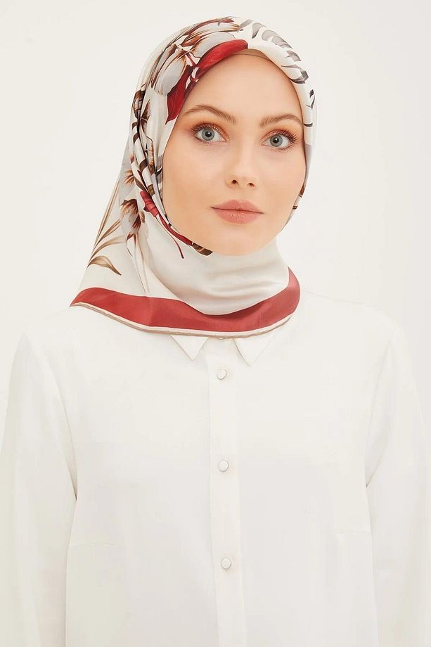 AR Armine Twill İpek Eşarp - E23YA8946D02 - 1