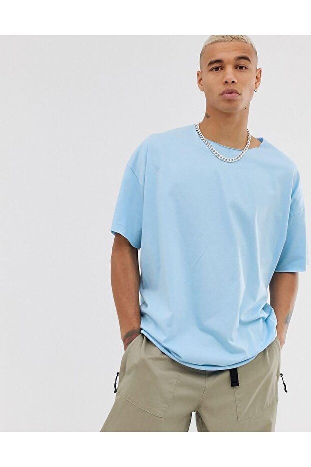 Basic Plain Patternless 3-Piece Oversize Unisex Tshirt Multiple Combination - 3