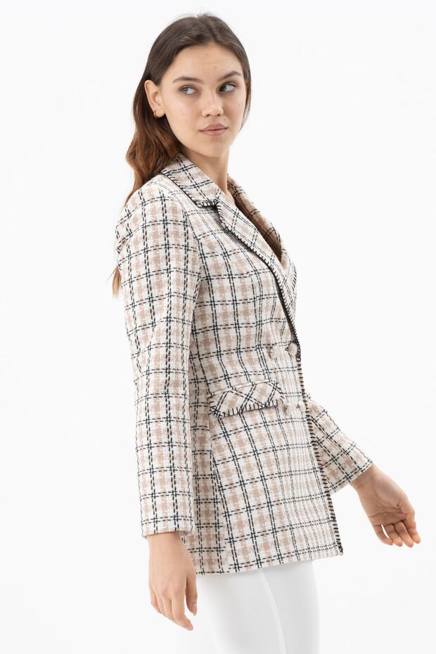 Süs Dikişli Tuvit Ceket - 5