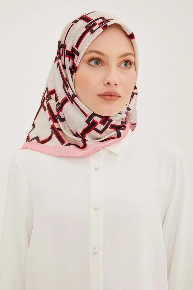 AR Armine Twill İpek Eşarp - E23YA8940D02 - 1