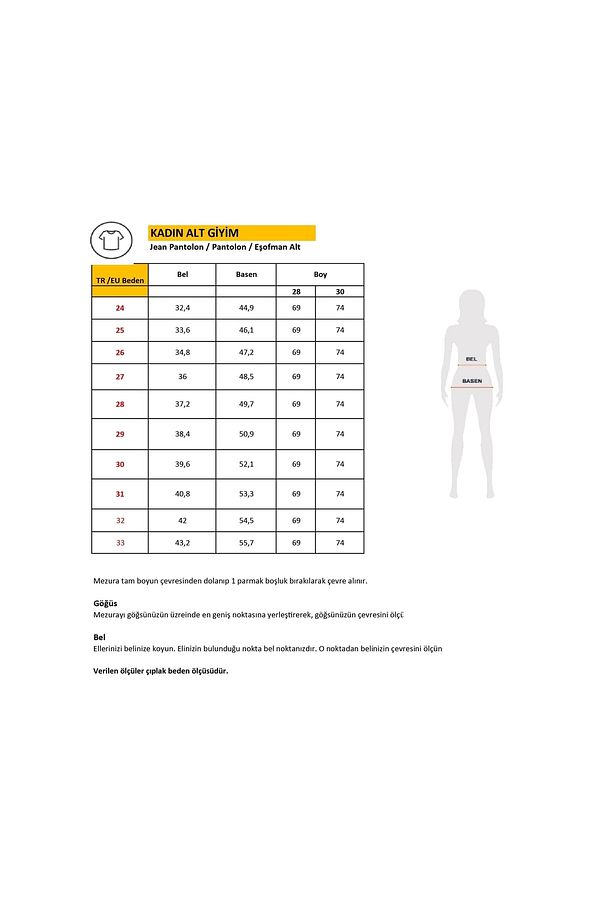 Yüksek Bel Regular Fit Kadın Denim Şort 232 Lcf 121026 Nancy 1 Denım - 6