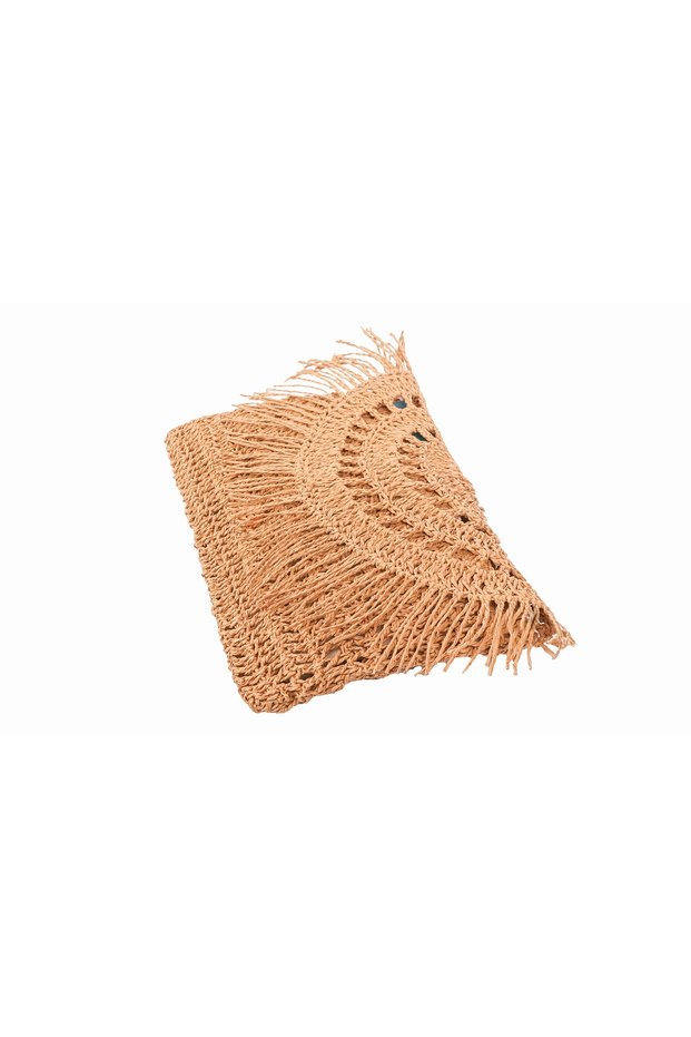 MY Bella Hand Knitted Beach Bag, Beachwear, Swag Bag, Clutch Bag