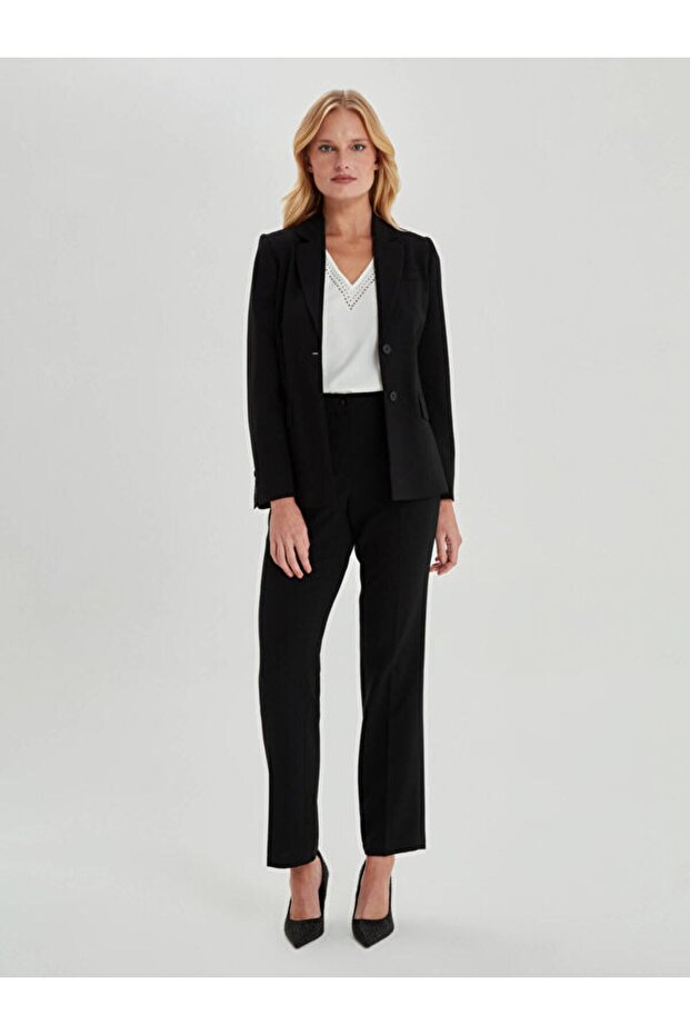 Basic Krep Ceket B00036 - 1