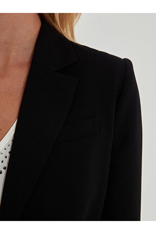 Basic Krep Ceket B00036 - 6