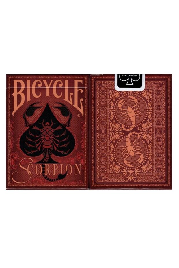 Bicycle Scorpion Game Card Playing Cards Deck Red (Red)