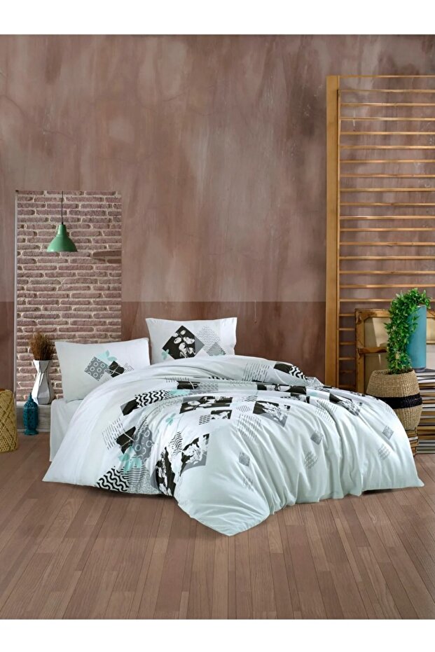 By Taç Çift Kişilik Uyku Seti Cemre Mavi - 1