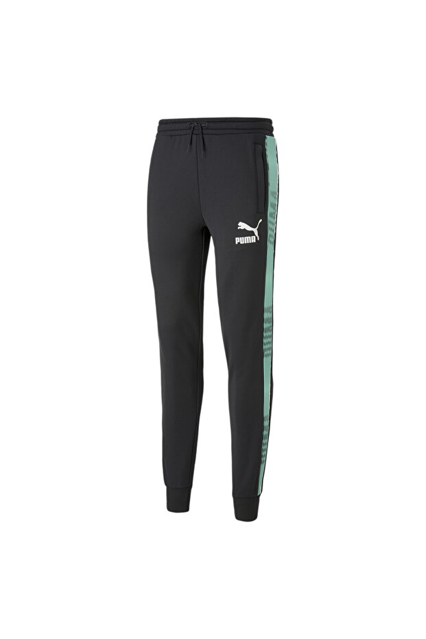 T7 SPORT Track Pants PT PUMA أسود نعناعي