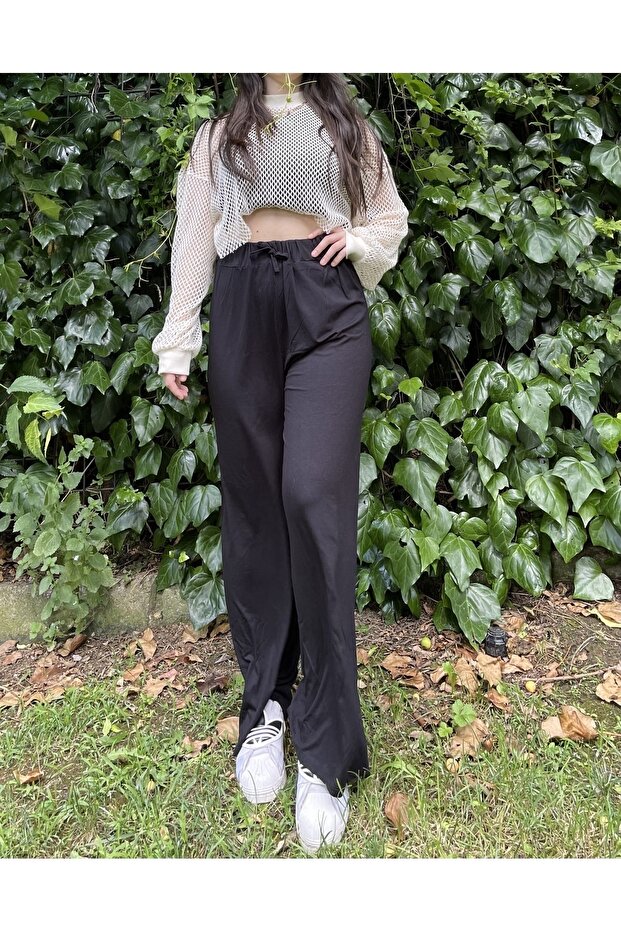Pantaloni de damă negri - 1