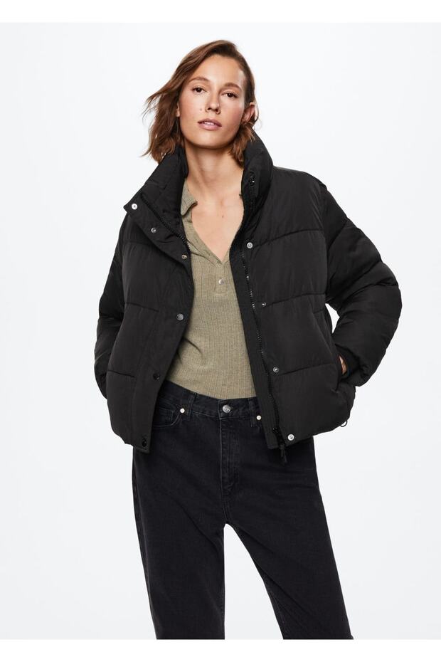 Ayarlanabilir Kapitone Anorak - 1