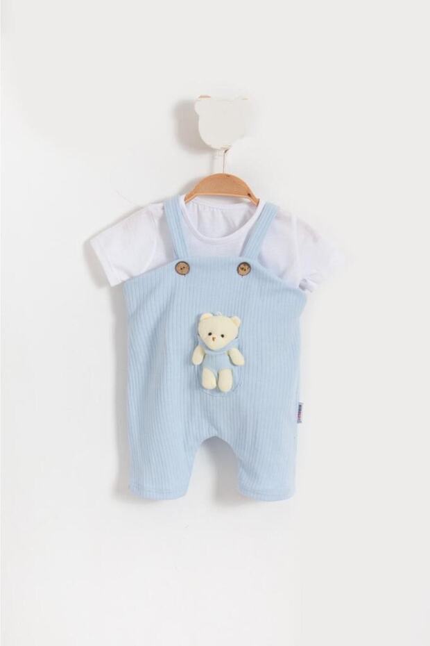 SUMMER POCKET BEAR DETAIL BABY SLOPET SET