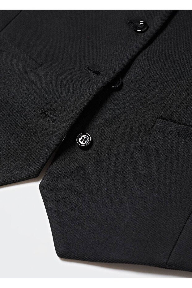 Düğmeli Takım Yelek - 8