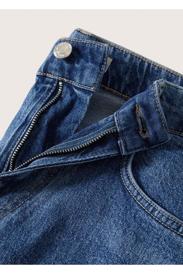 Regular Fit Denim Bermuda Şort - 7