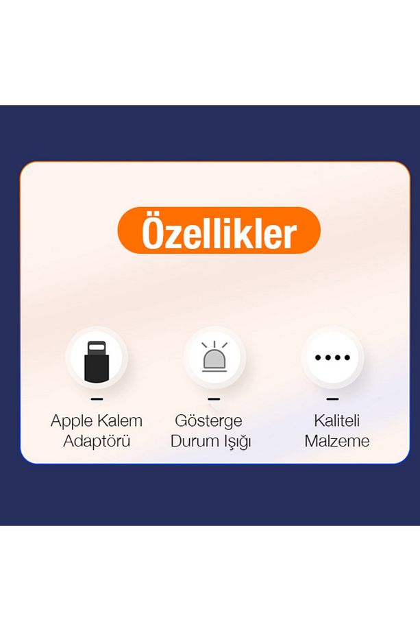 L Tipi Lightning to Type-C Dönüştürücü Apple Pencil Kalem Şarj Adaptörü - 3