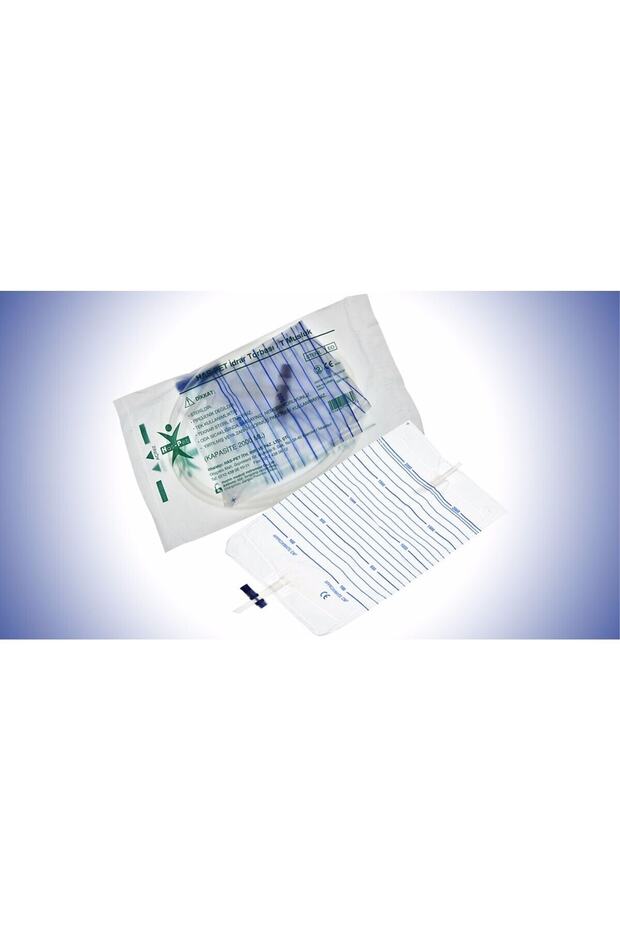 T Musluklu İdrar Torbası 10 Adet - 1