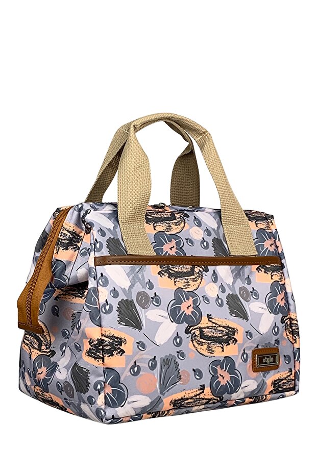 Beach Geniş Kapasiteli Termal El Çantası - Çiçek - 3