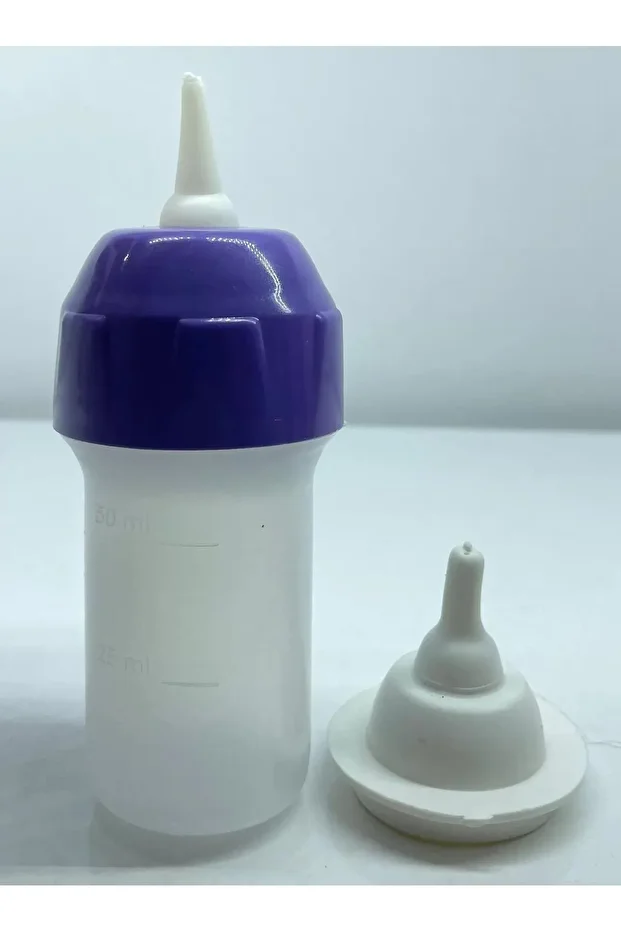 Yavru Kedi ve Köpek Biberonu 50 Ml (2 Emzikli) - 1
