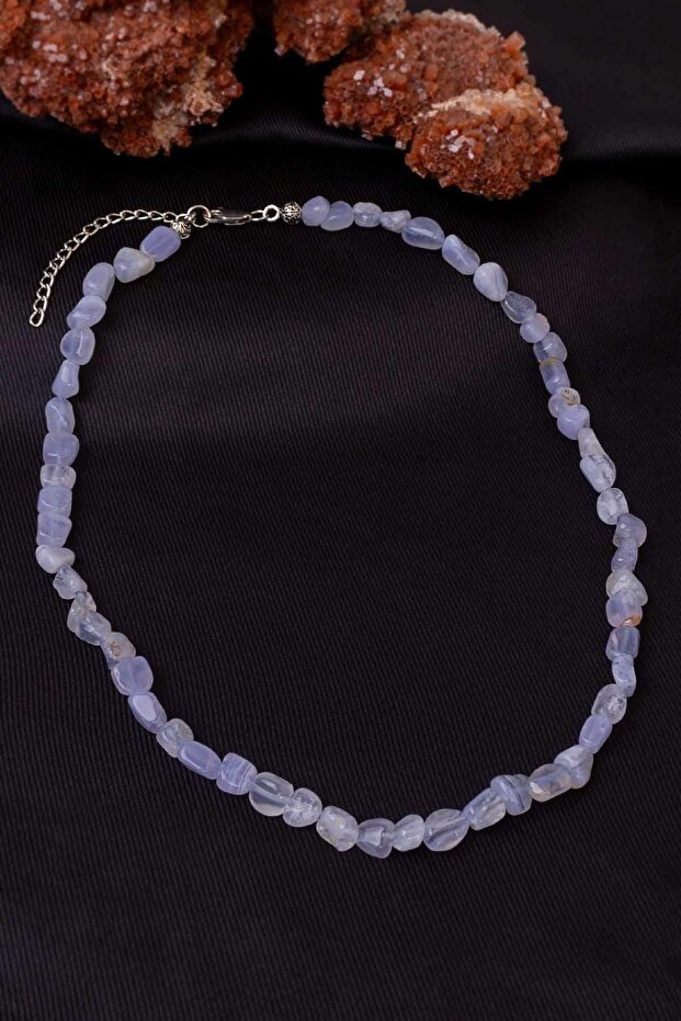 Chalcedony Stone Necklace