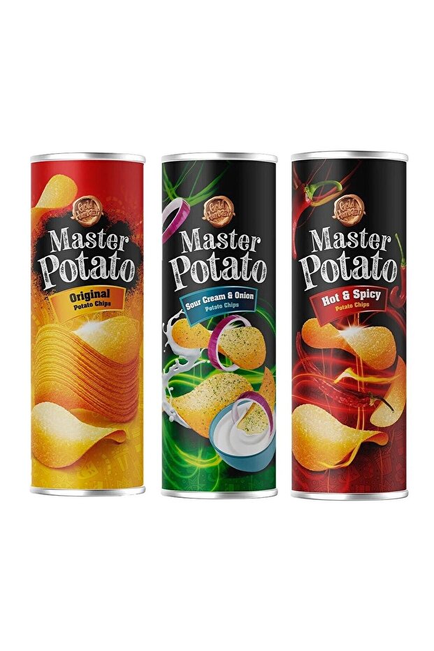 Potato Cips 160 gr 3 lü Karma Paket - 1