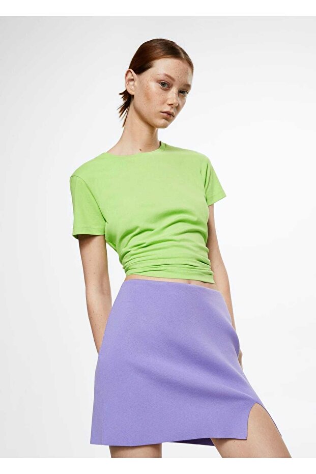 Pamuklu Essential Tişört - 1