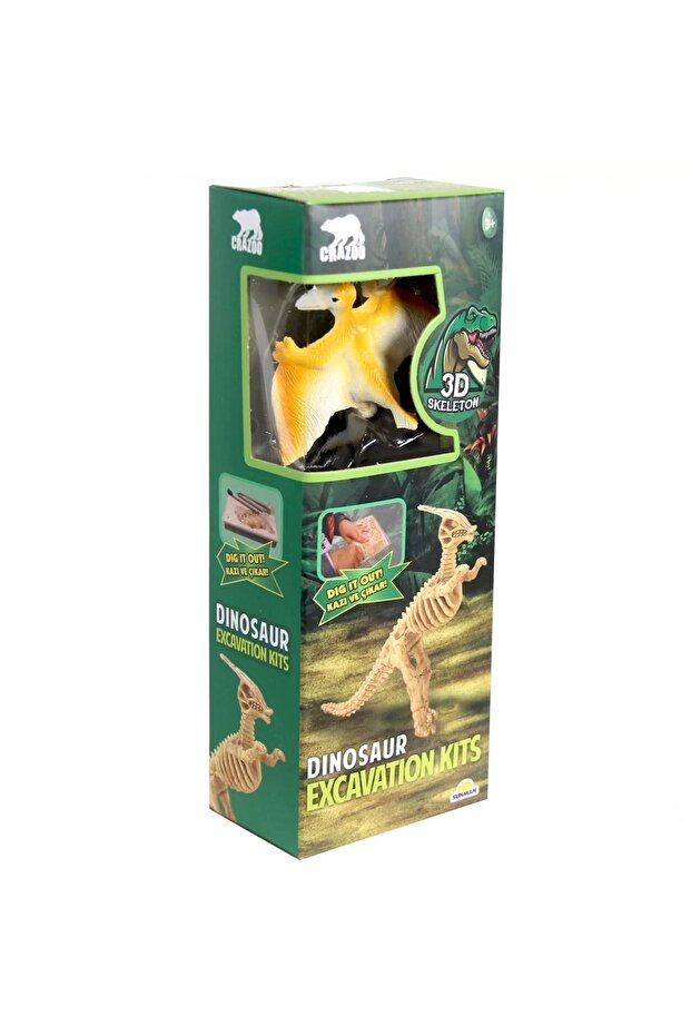 Nessiworld 3D Dinozor İskeleti Fosil Kazı Seti - 1