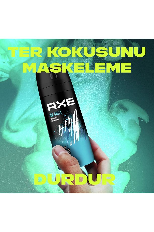Erkek Deodorant Sprey Ice Chill 150 Ml +Leather & Cookies 150 Ml + Africa 150 ml 1'er Adet - 4