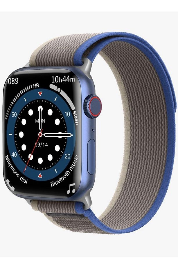 Watch 9 Pro Ip68 Apple & Android Uyumlu Smart Watch Bluetooth Çağrı Akıllı Saat 2023 (MAVİ) - 1