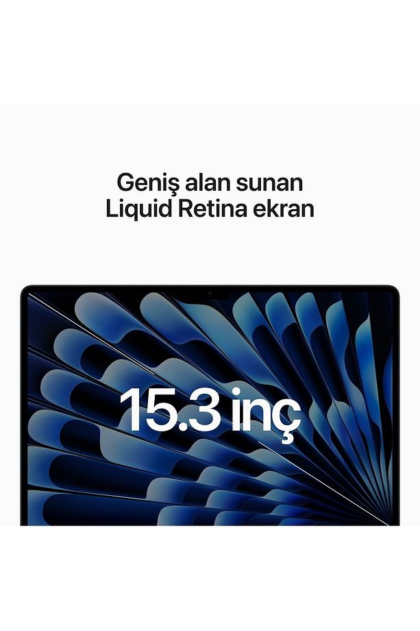 15-inch MacBook Air: Apple M2 chip with 8-core CPU and 10-core GPU, 512GB - Midnight - 6