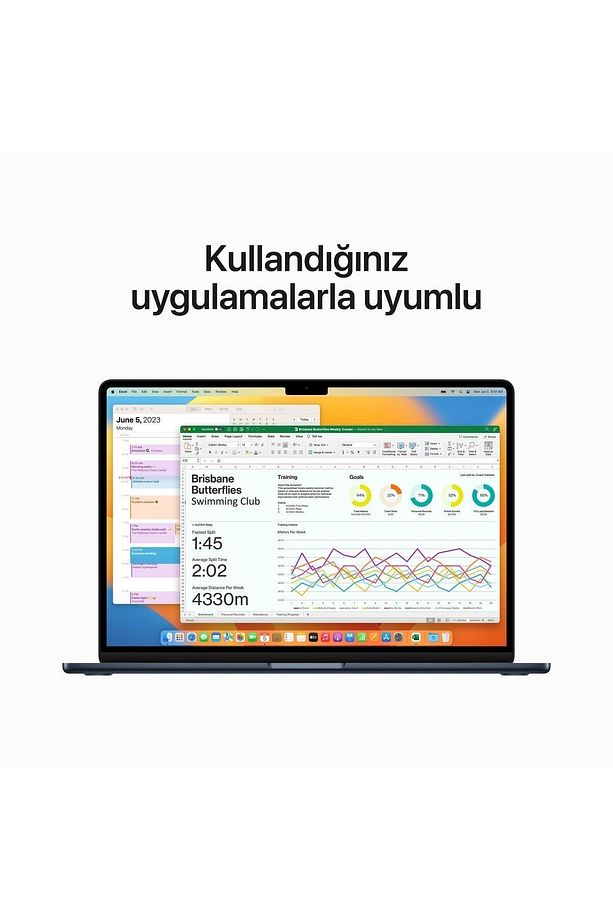 15-inch MacBook Air: Apple M2 chip with 8-core CPU and 10-core GPU, 512GB - Midnight - 8