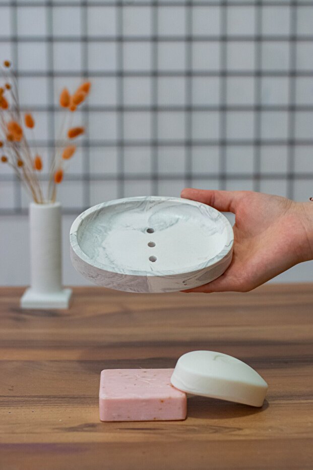 Bathroom Oval Solid Soap Dish - 1