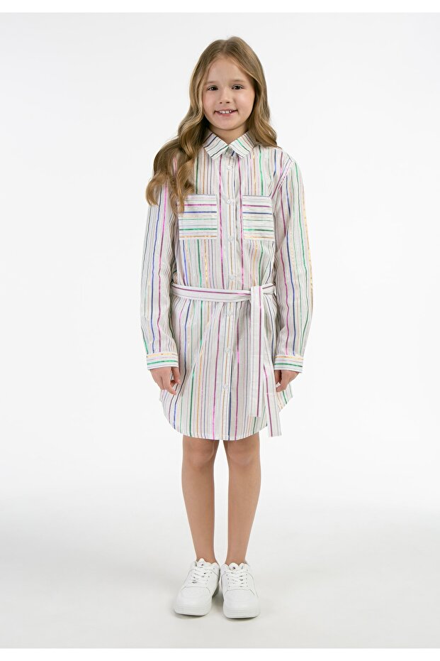 DĚTSKÁ Hemdblusenkleid Langarm mimo - 1
