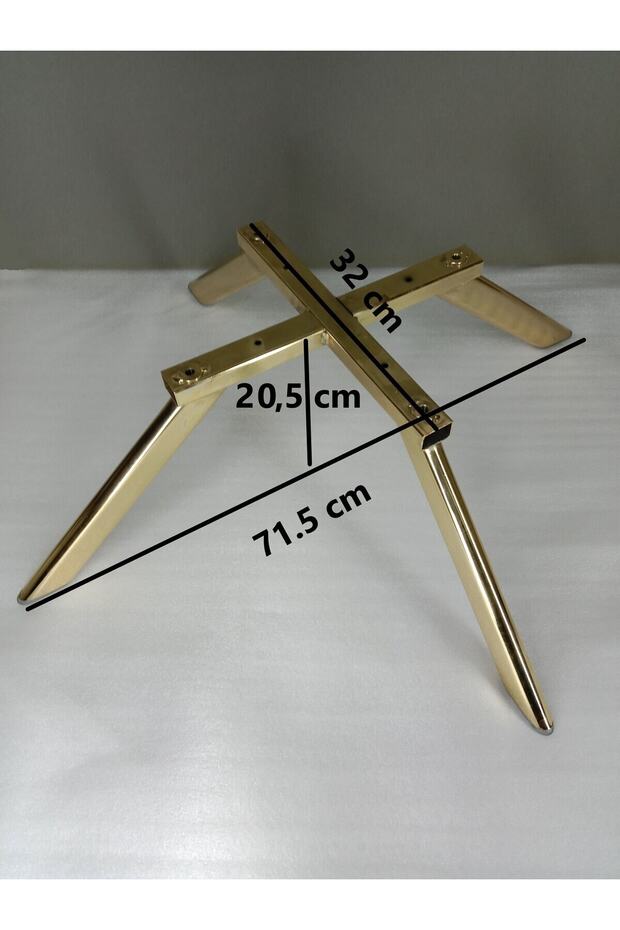 20,5 Cm tekli koltuk ayağı, Koltuk Ayağı, Metal Ayak, Berjer Ayağı, Ayak, - 3