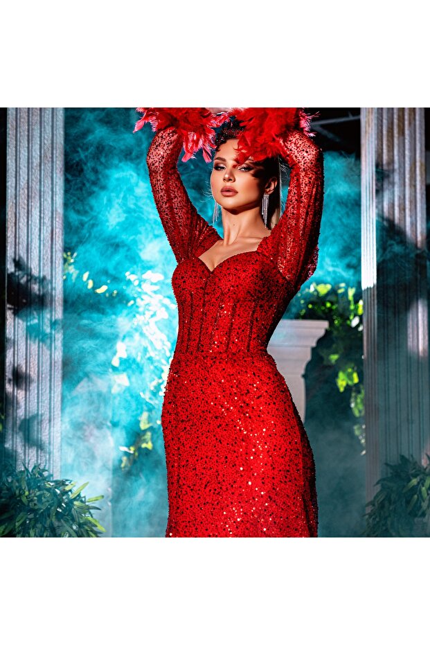 Kırmızı Abiye - 1