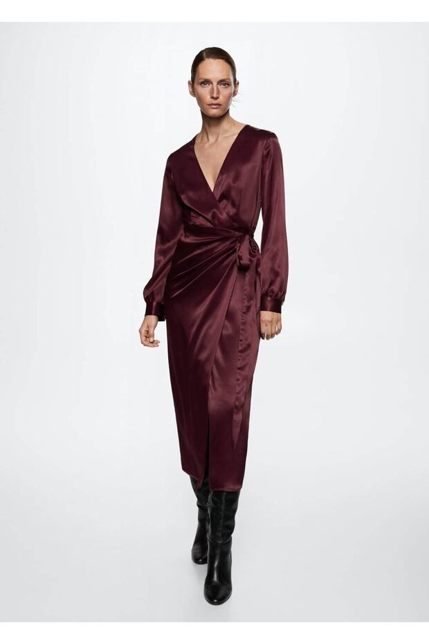 Fiyonklu Anvelop Elbise - 2