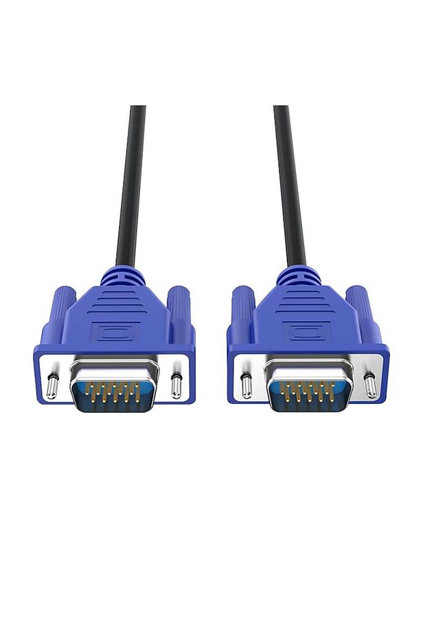 3 METRE Vga Kablosu Ekran Lcd Monitör Projeksiyon Bağlantı Kablosu - Çift Filtreli - 3