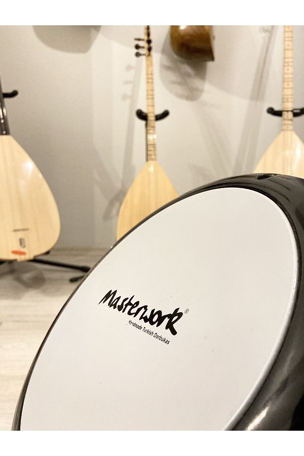 Işlemeli Siyah Darbuka-burakmusic - 3