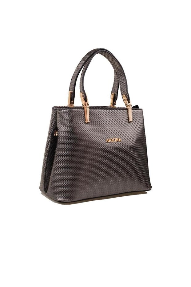 Platinum Women's Shiny Classic Handbag