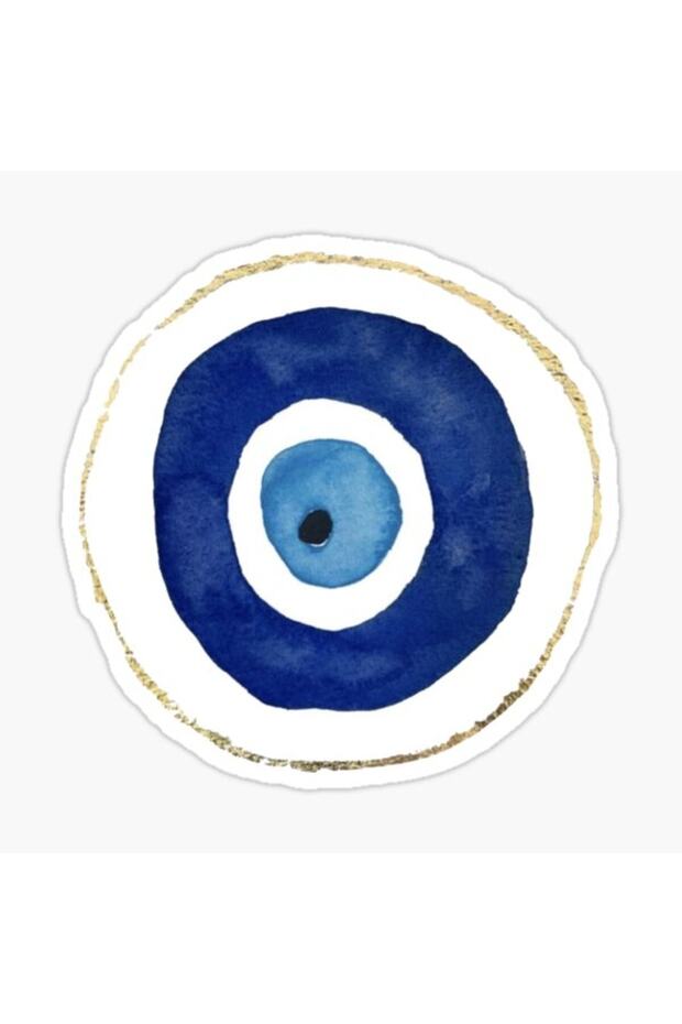 Evil Eye Bead Paste Sticker Wall Laptop 18cm MM7