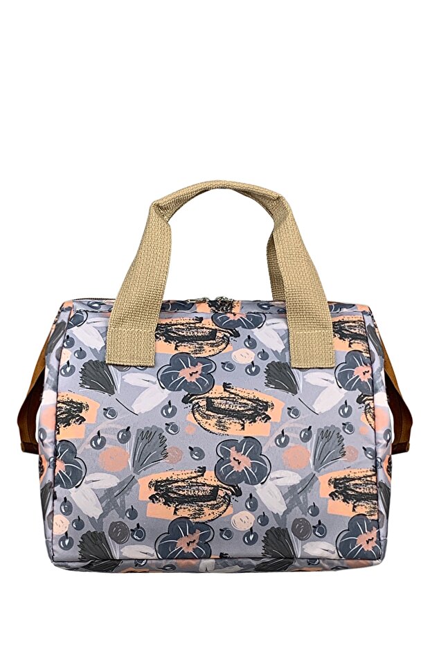 Beach Geniş Kapasiteli Termal El Çantası - Çiçek - 7