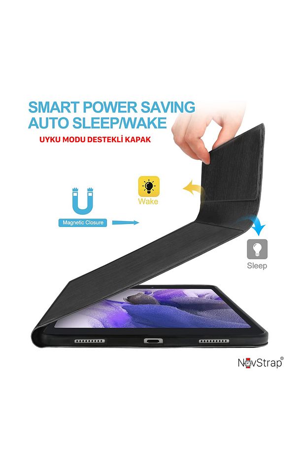 Samsung Galaxy Tab S7 Fe / S7 Plus / S8 Plus 12.4" X800 T730 T970 Bluetooth Klavyeli Kılıf - 6