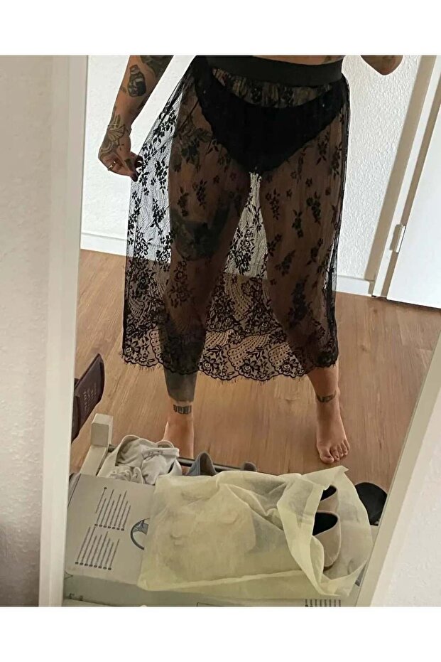 Millano lace pareo skirt