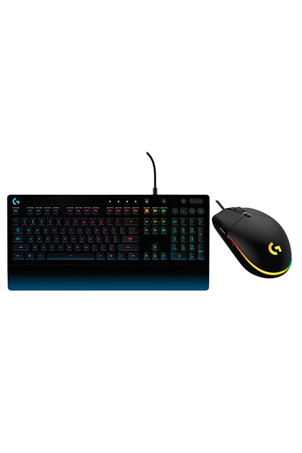 G213 Oyuncu Klavye 920-008094 - G102 Oyuncu Mouse 910-005823 (SİYAH) - 1
